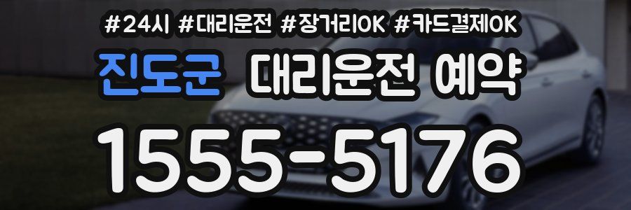 진도군 대리운전 예약