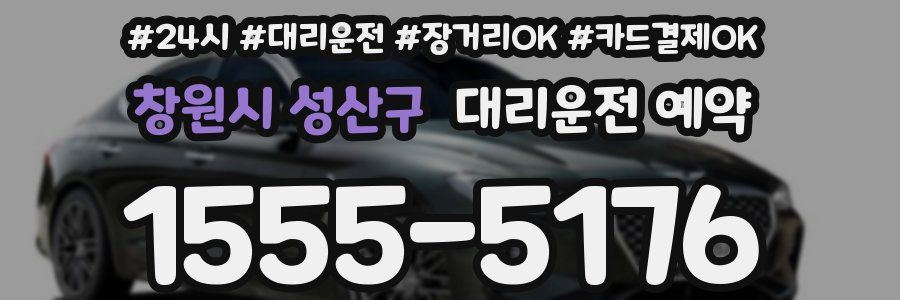 창원시 성산구 대리운전 예약
