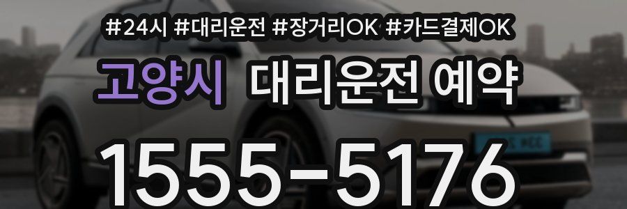 고양시 대리운전 예약