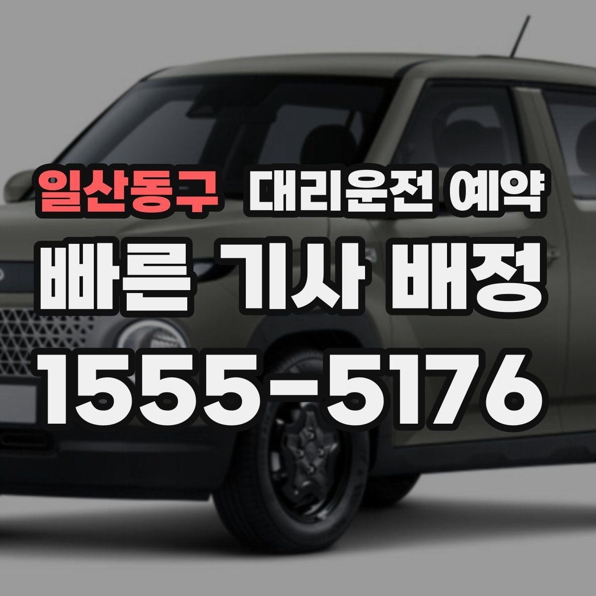 일산동구 대리운전 예약 초행길 목적지일 때 예약 정보 정리