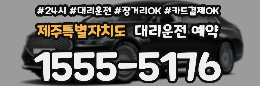 제주특별자치도 대리운전 예약