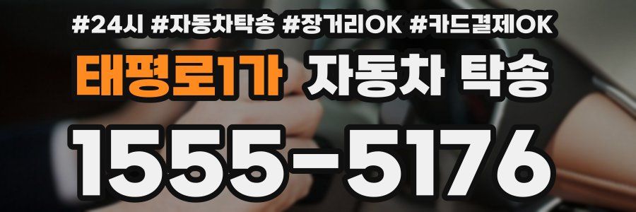 태평로1가 자동차 탁송