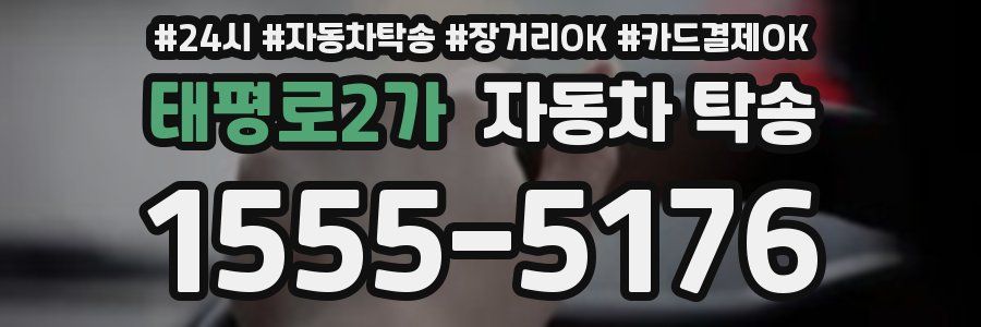 태평로2가 자동차 탁송