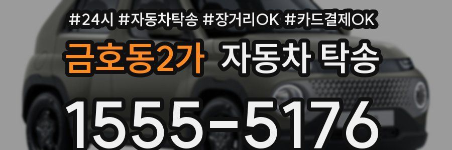 금호동2가 자동차 탁송