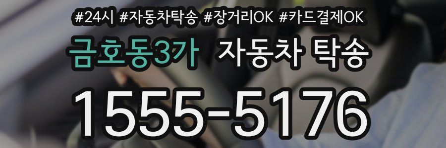 금호동3가 자동차 탁송