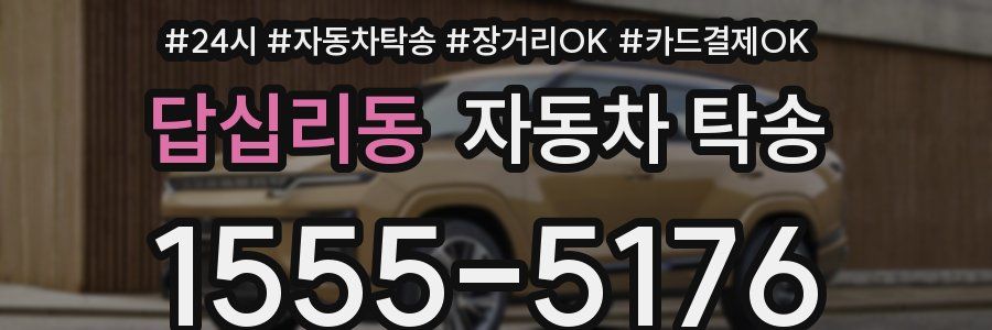 답십리동 자동차 탁송