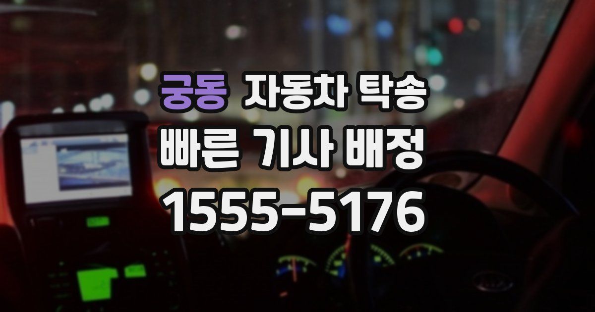 궁동 자동차 탁송