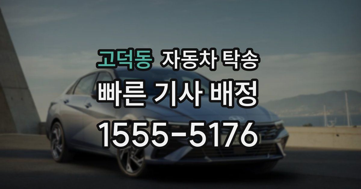 고덕동 자동차 탁송