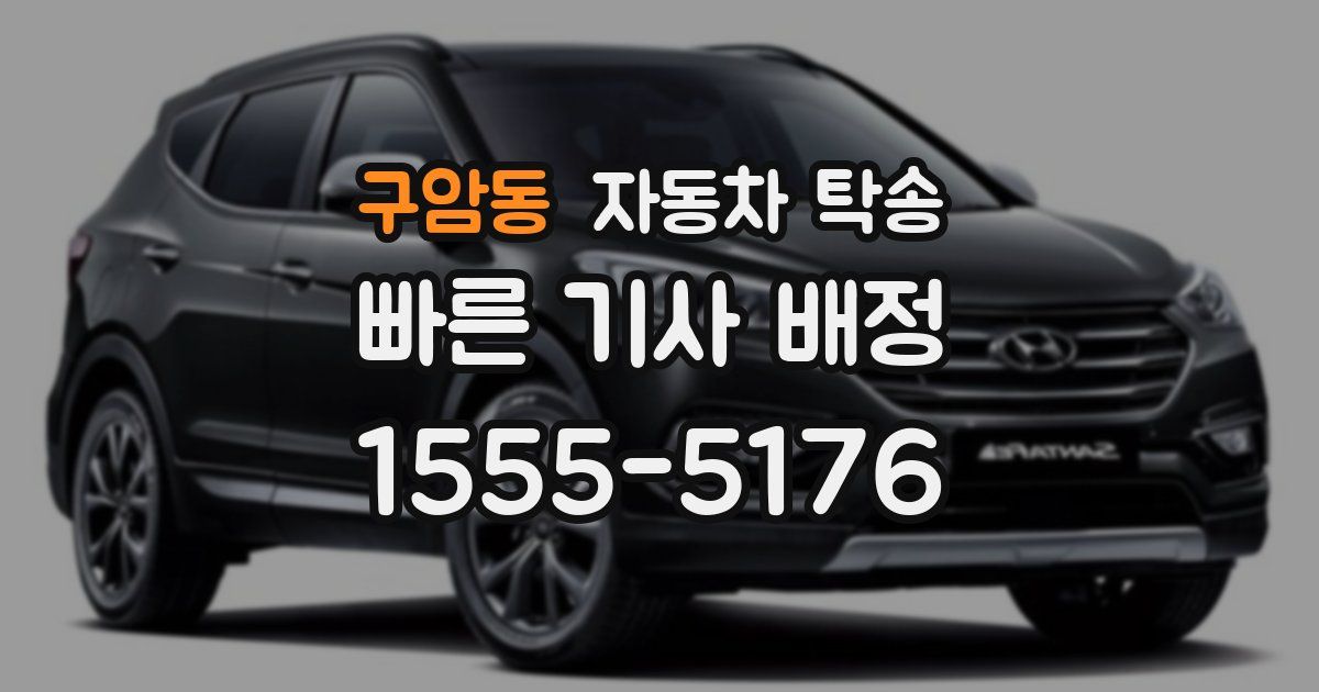 구암동 자동차 탁송