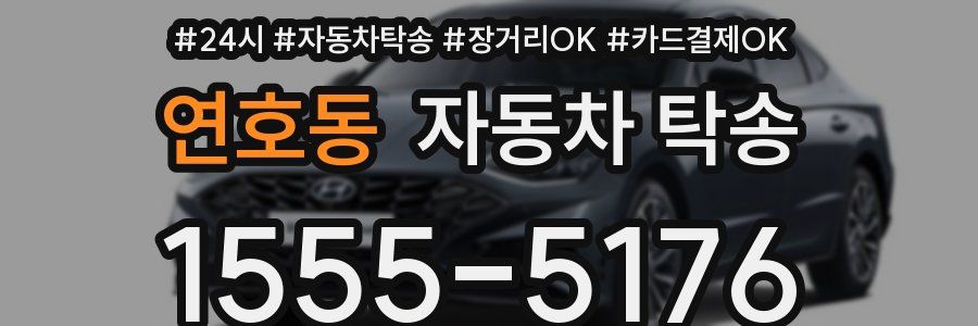 연호동 자동차 탁송