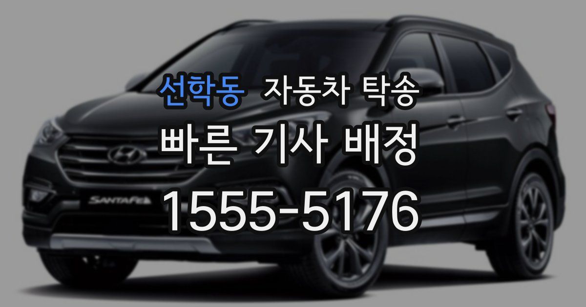 선학동 자동차 탁송