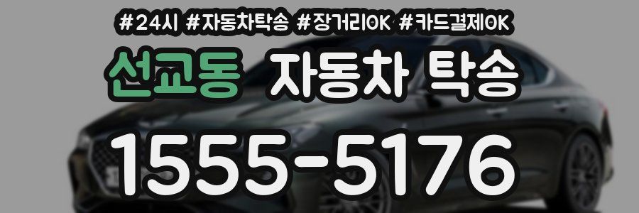 선교동 자동차 탁송