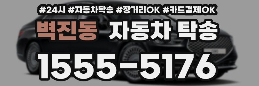 벽진동 자동차 탁송