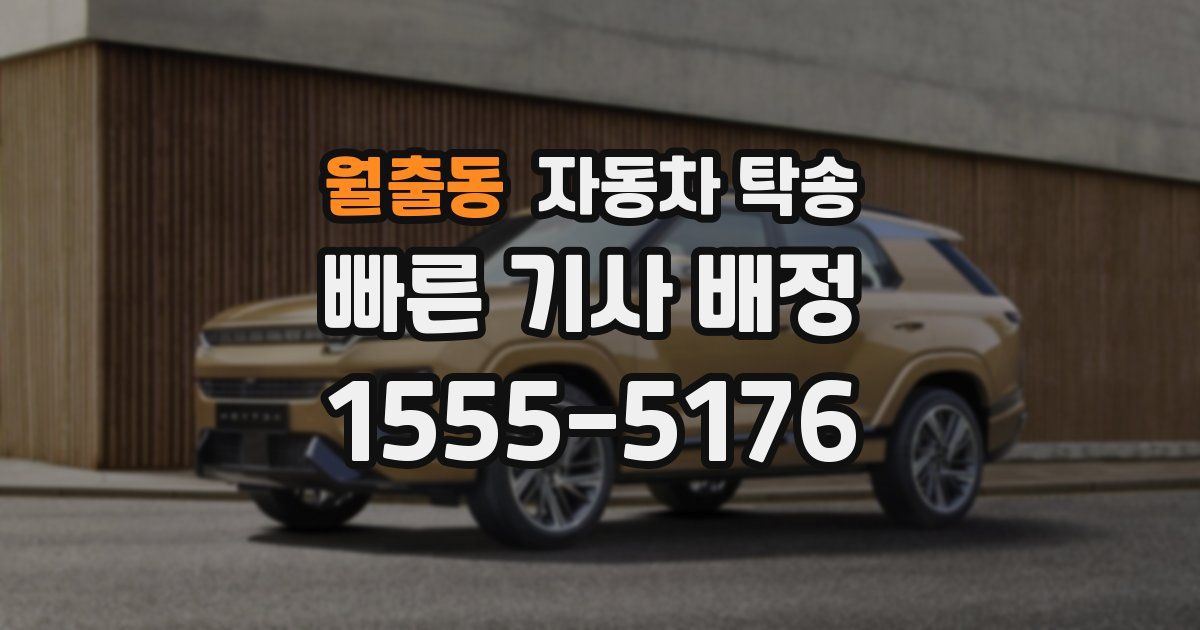 월출동 자동차 탁송