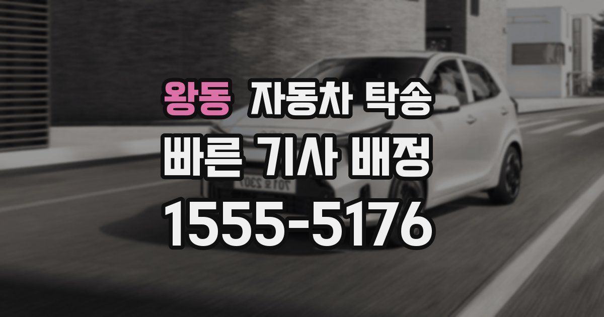 왕동 자동차 탁송