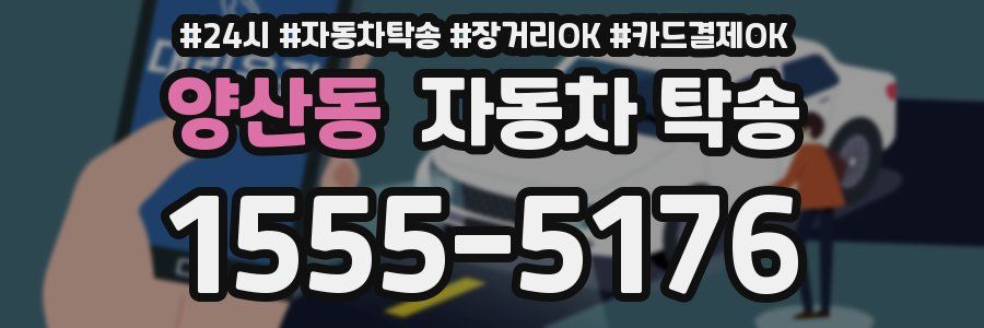 양산동 자동차 탁송