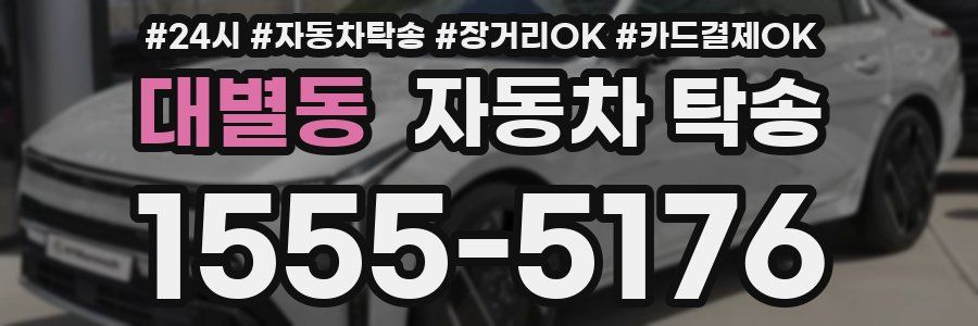 대별동 자동차 탁송