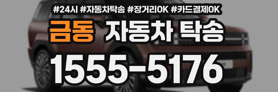 금동 자동차 탁송