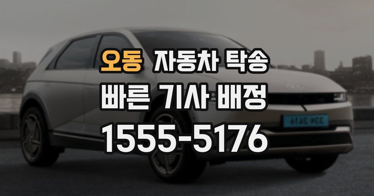 오동 자동차 탁송