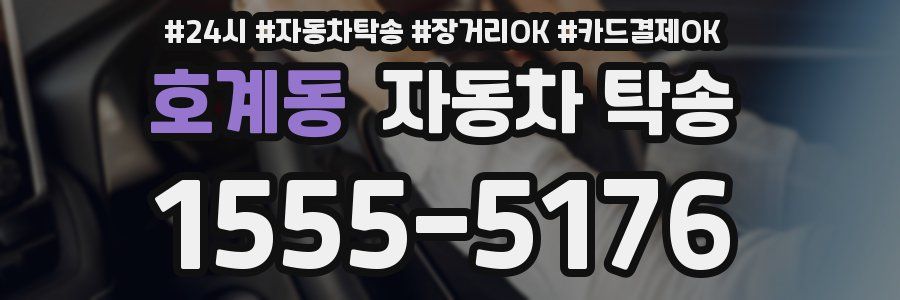 호계동 자동차 탁송