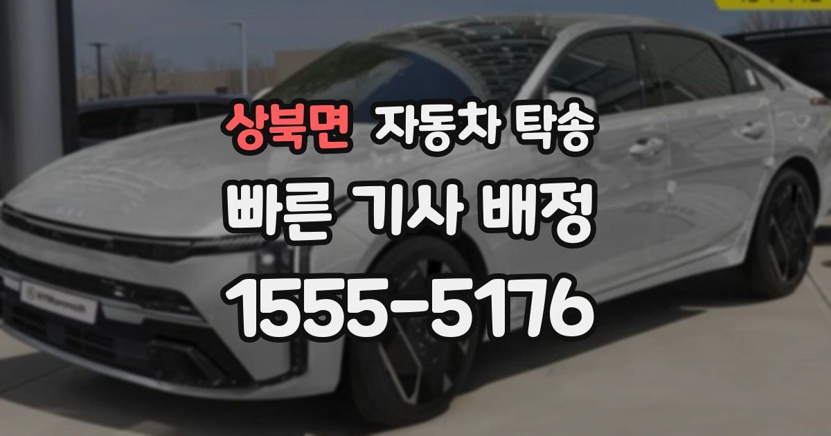상북면 자동차 탁송