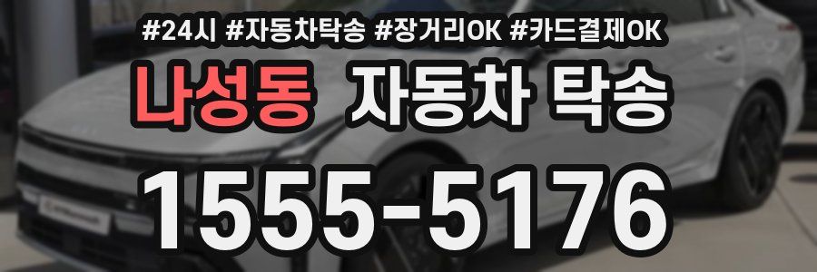 나성동 자동차 탁송