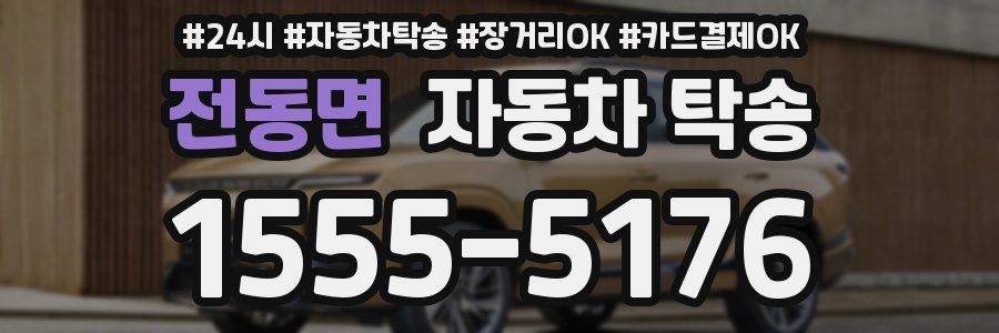 전동면 자동차 탁송