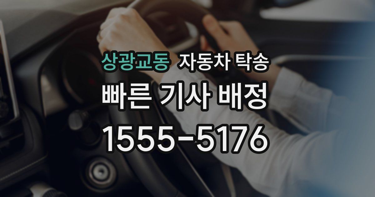 상광교동 자동차 탁송