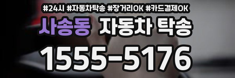 사송동 자동차 탁송