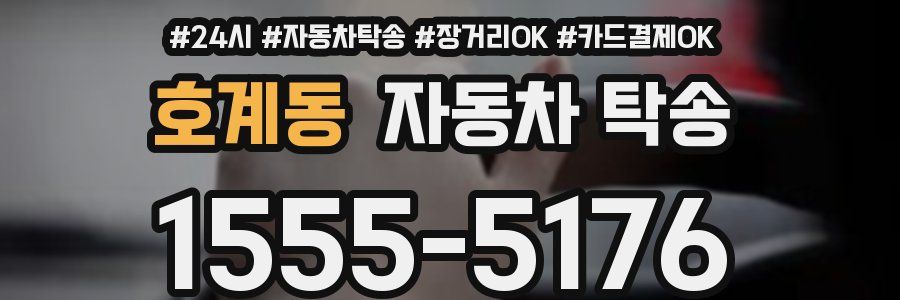 호계동 자동차 탁송