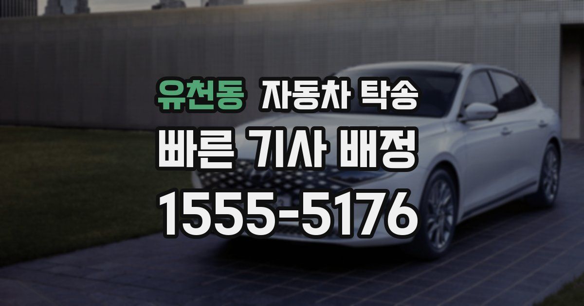 유천동 자동차 탁송