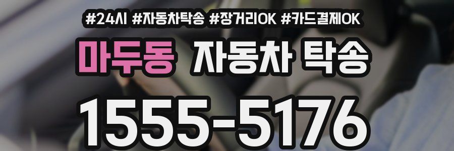 마두동 자동차 탁송