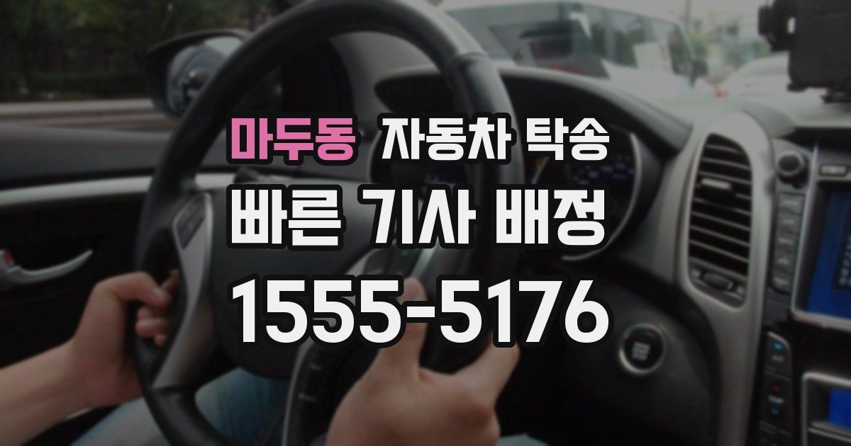 마두동 자동차 탁송
