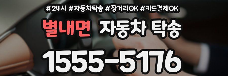 별내면 자동차 탁송
