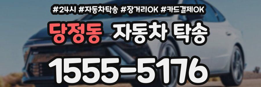 당정동 자동차 탁송