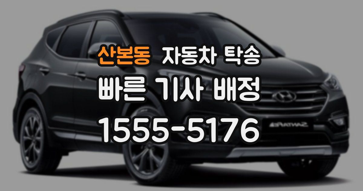 산본동 자동차 탁송