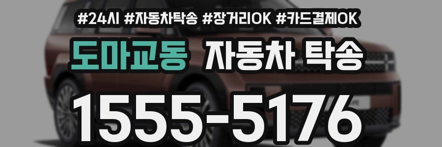 도마교동 자동차 탁송