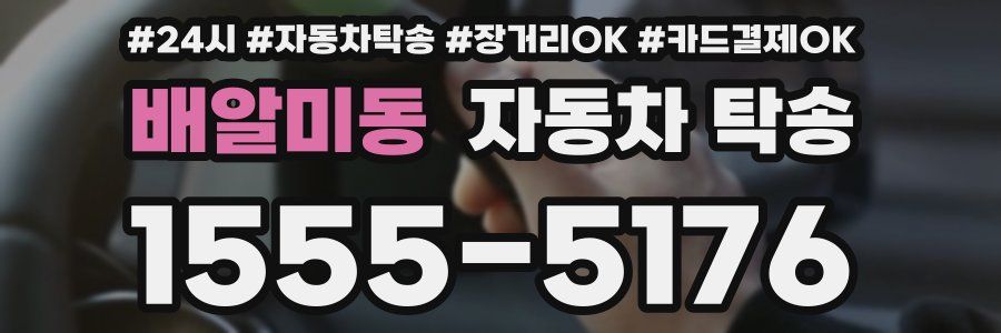 배알미동 자동차 탁송