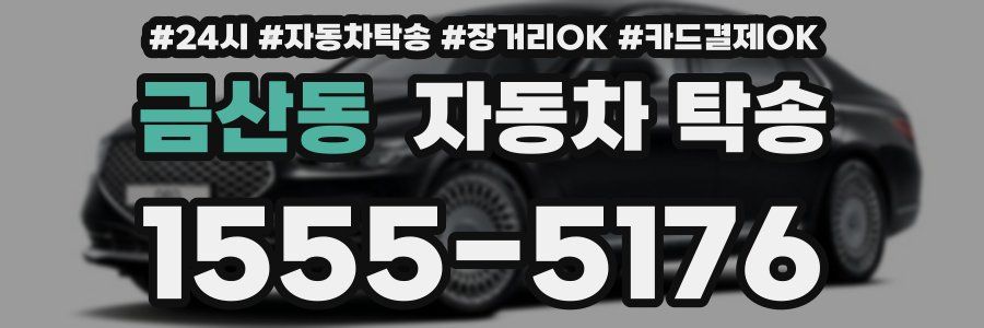 금산동 자동차 탁송