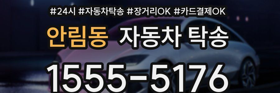 안림동 자동차 탁송