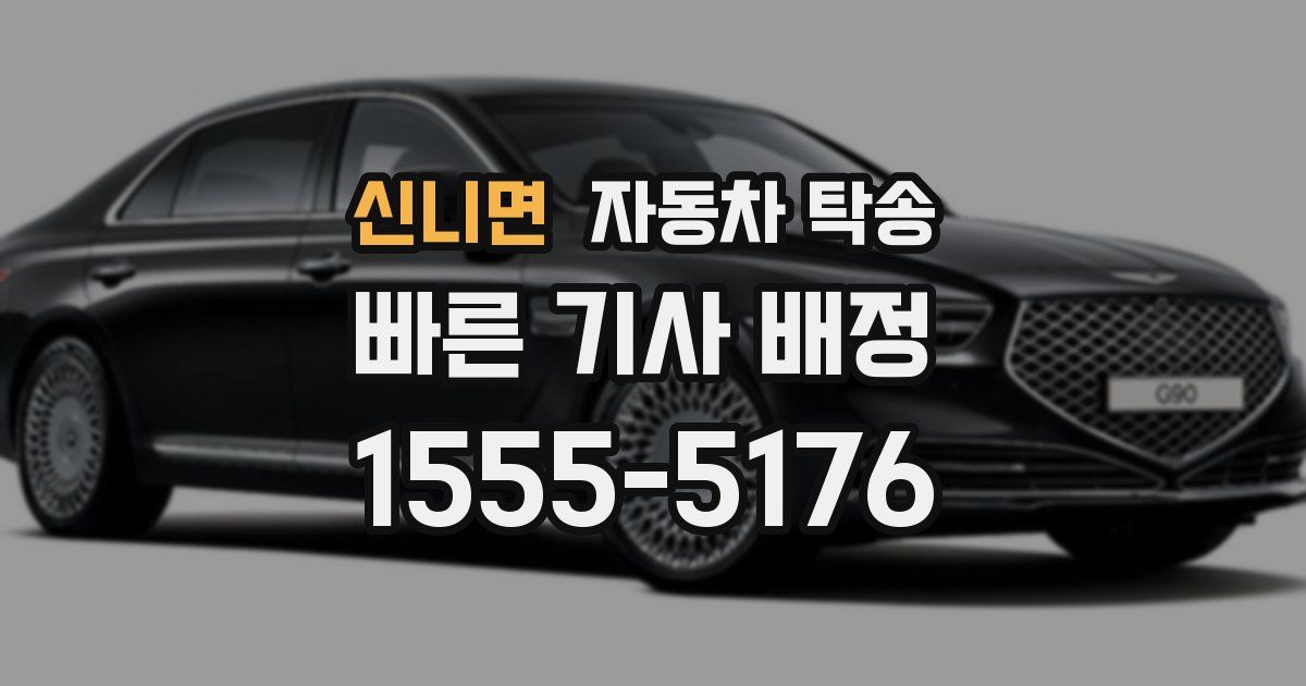 신니면 자동차 탁송