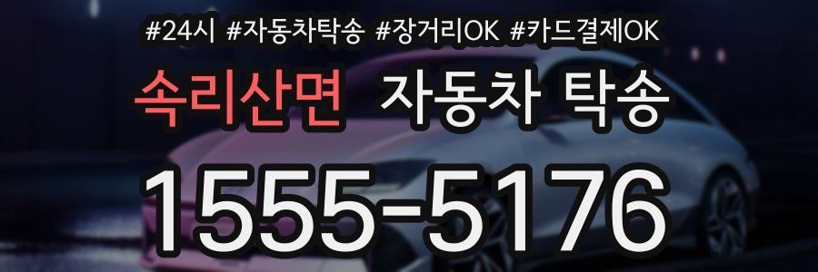 속리산면 자동차 탁송