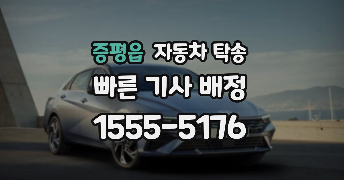 증평읍 자동차 탁송