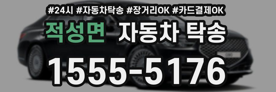 적성면 자동차 탁송