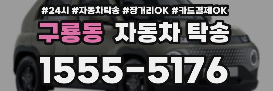 구룡동 자동차 탁송