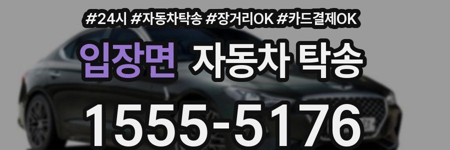 입장면 자동차 탁송