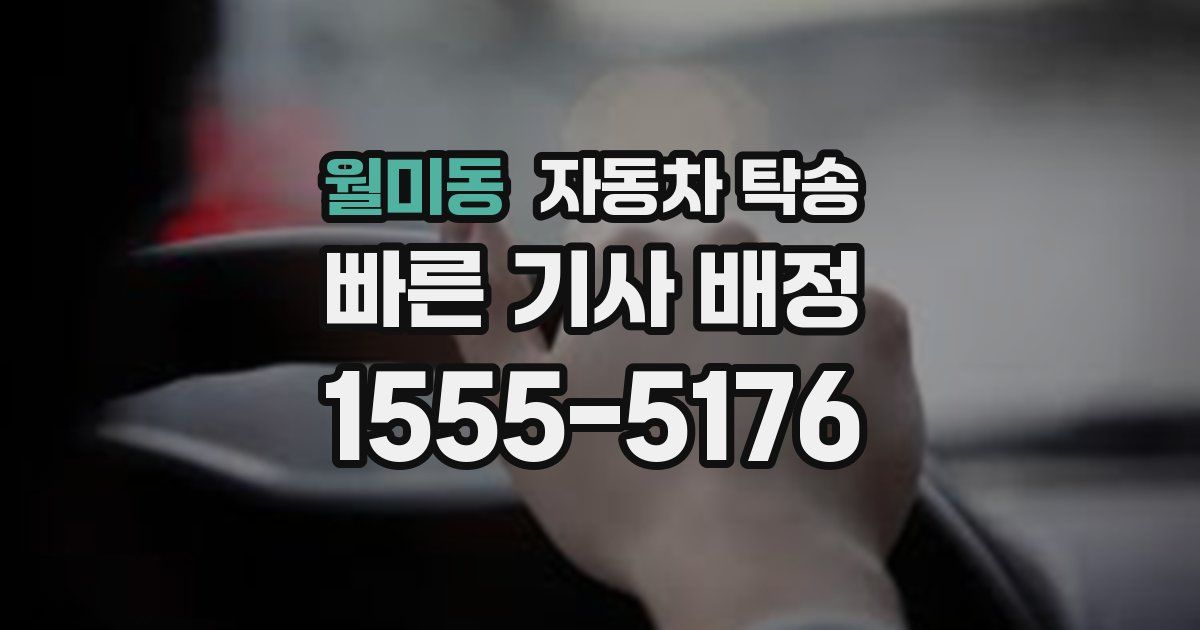 월미동 자동차 탁송