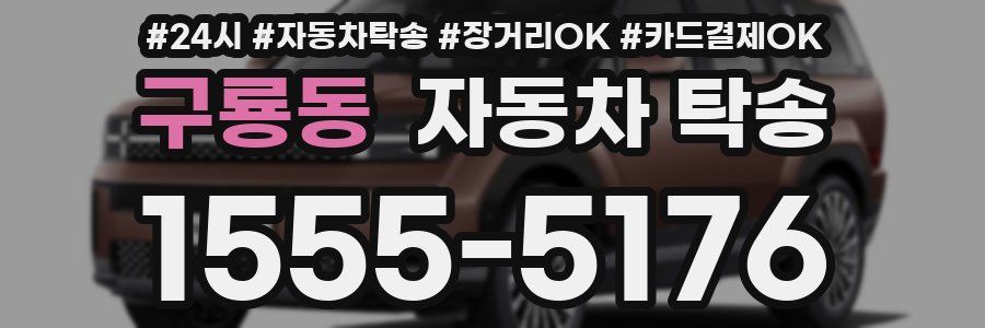 구룡동 자동차 탁송