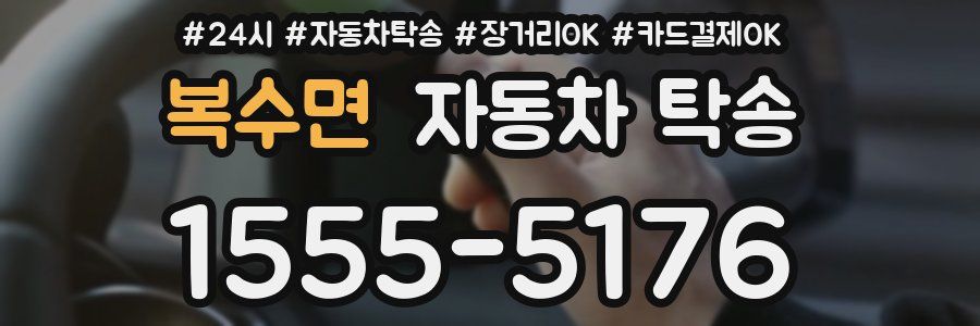 복수면 자동차 탁송