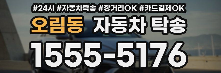 오림동 자동차 탁송
